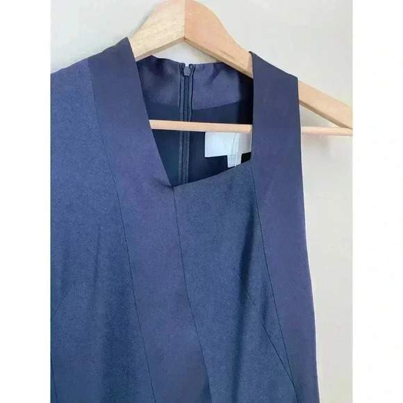 BOSS Danelava Asymmetrical A-Line Dress Size 4 - Picture 4 of 10